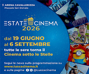 EstatecinemA 2026, il grande schermo torna a illuminare le sere d'estate a Lucca