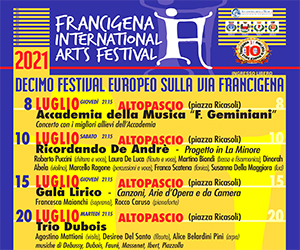 A Altopascio è iniziata la decima edizione<br> del Francigena International Arts Festival 