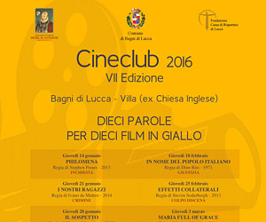 FILM IN GIALLO AL CINEFORUM